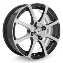 X`trike X-114 5.5x14 PCD4x100 ET35 DIA 67.1  BK/FP Полировка